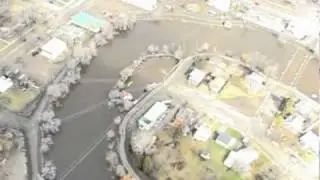 Valley City Aerial Flood Footage