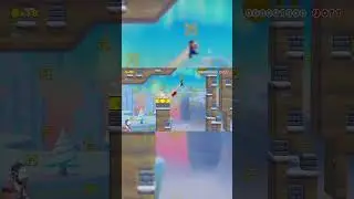 20 segundos de saltos precisos/Viernes de speed run #shorts #smm2