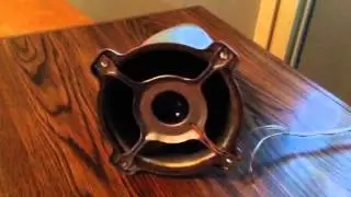Vintage Isophon Cone Tweeter Demo