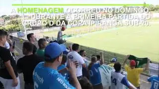 Torcedores do Noia homenageiam Chapecoense durante partida da Copa Ipiranga Sub-20