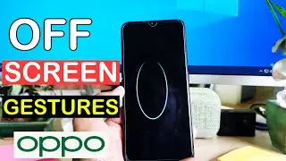 How to set smart motion or screen off gestures in Oppo A5 2020