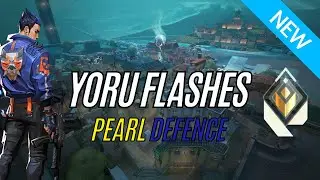 BEST Defence Flashes for NEW Map Pearl | Radiant Yoru Guide
