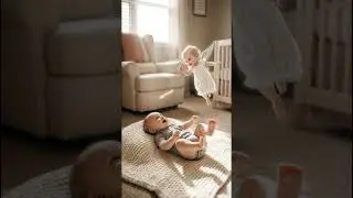 A Little Angel&rsquo;s Magic / 天使の小さな魔法 #aivideo #fantasy #angel #baby @tocomo100