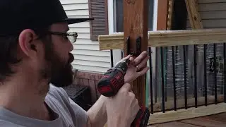 Time to get something done! 12x12 deck PROGRESS! #michiganlife #diy #deckbuilding #mistakes