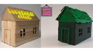Making a House  out of İce Cream Sticks