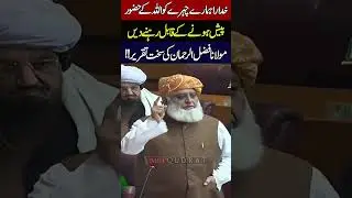 Maulana Fazlur Rehman Historic Speech In National Assembly Shook The Government 🚨🔥