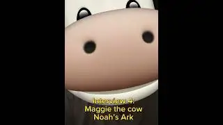 Interview 4: Maggie the cow (Noah&rsquo;s ark) #godsword #bible #god #funny #jesus #bible #godsword #cow