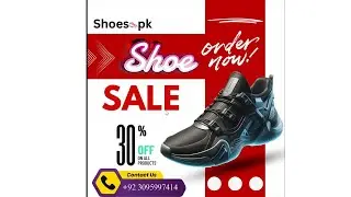 How to make Free Flyer For Shoe Sale on #canvatutorial