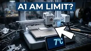 zu KALT  f&uuml;r den 3D Druck? Bambulab A1 im Extremtest