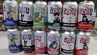 Funko Sodas !! Opening 12 hoping for some #chase luck.. #funkosodas #funkosoda #Funko