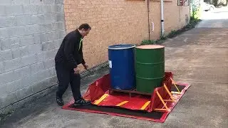 How to Set Up and Take Down a Collapsible Bund
