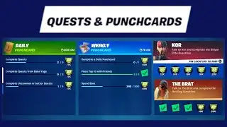 How to use the Quest & Punchcards menu in Season8