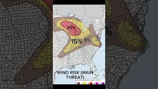 #ohio #wisconsin #michigan #minnesota #indiana #illinois & more states in a storm risk for tonight.