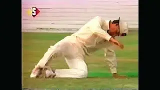 Gus Logie batting Vs Australia 1st innings 1st innings, 2nd TEST @Bourda GUYANA1991 