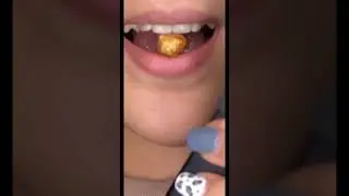 Asmr eating SUGARED ALMONDS