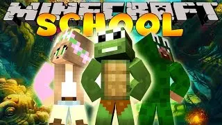 Minecraft School - THE SECRET SCHOOL GARDENS w/ Little Kelly