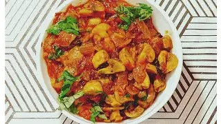 #10 minits me banai masala mashroom ki tasty sabji .🤗