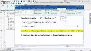 5. Calculadora de Rodamientos y de vigas en Solidwork.