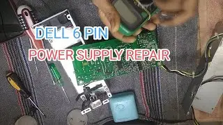 Dell 6 pin power supply repair no power