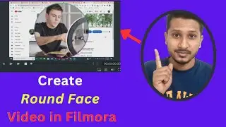 How to Circle Face video Effect Filmora 9 | Round Face Video | Image Masking Bangla Tutorial-2023
