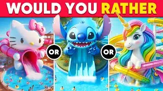 Would You Rather...? PINK or BLUE or RAINBOW 🎀💙🌈 Daily Quiz