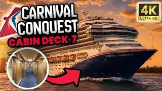 Carnival Conquest Deck 7 Cabin Locations & Tour | Tall Man&rsquo;s Cruise Adventures