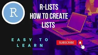 How to create Lists in Rstudio||Easy tutorial for beginners||Easy examples||Easy to remember codes