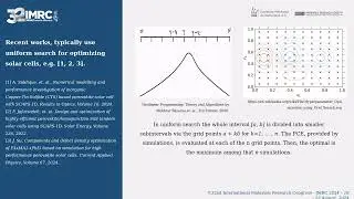 Optimization of Thin-Film Solar Cells by using gradient-based methods (IMRC-2024)