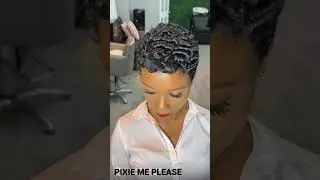 SHORT HAIR ROCKS #shannysnaturalbeauty #brooklynhairstylist #pixie #thecutlife