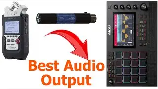 How to send clean audio from MPC live line-output to Mic-input