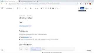 Atlassian Confluence Masterclass 2020 Lecture 30   Page Blueprints Edit & Customize Template