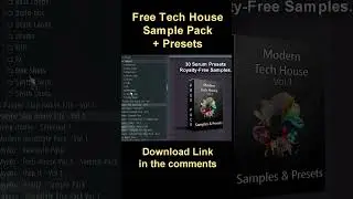 Free Tech House Sample Pack 2023 #shorts