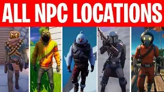 Where to find ALL 41 NPC's in Season 5 of Fortnite! (Snowmando Updated)