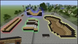 Minecraft Tutorial: How To Make A Skate Park