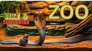 LIFE OF SNAKES IN ZOO | Snake Species Adaptation: Zoo Cage Environments #anaconda #cobra #sanke #yt
