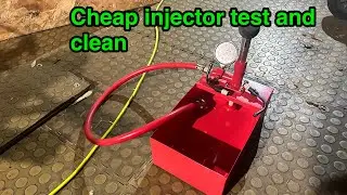 DIY fuel injector test and clean cheap easy mechanical