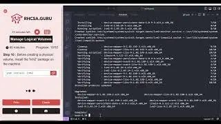 Manage Logical Volume | RHCSA.GURU