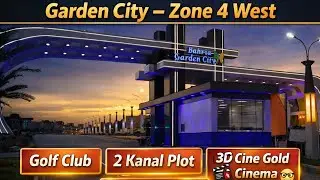 Exclusive 2 Kanal Plot Near Golf Club | Garden City Zone 4 West | Bahria Town Elite Class Community 