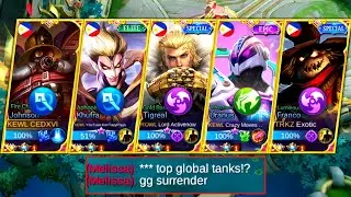5 MAN TOP GLOBAL TANKS WITH A TWIST!?