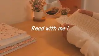 Read with me | Rainy day reading | Cozy Vibes and Calming Sounds📖🌧️🫶📚