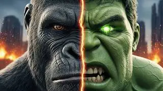 Epic Battle: King Kong vs Hulk - Uncaged Fury and Chaos on a Military Cargo Plane