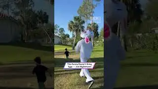 He Dressed as an Evil Bunny&hellip; The Kids' Reaction? Pure Panic!|| Heartsome 💖