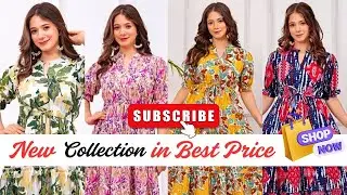 देखिए ये सुंदर कॉटन फ्लोरल अनारकली कुर्ता &ndash; हर लड़की का फेवरेट | फ्लोरल प्रिंट का जादू  |