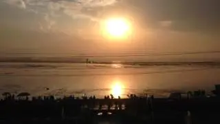 Sunset at Dal Lake in Timelapse