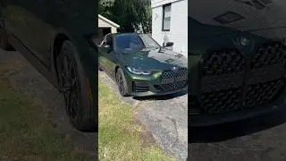 BMW 4 Series M Sport San Remo Green Fresh car wash for my daily #bmw #daily