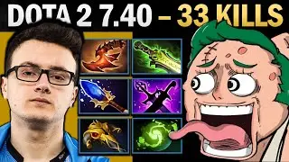 Pudge with 33 Kills PRO Mid and Ethereal - Dota Gameplay