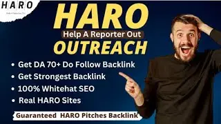 How to do HARO backlink A to Z  (Step-By-Step SEO Tutorial)  #haroforSEO #seotips