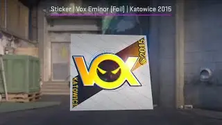 CS2 Updated VOX EMINOR Katowice Foil Sticker
