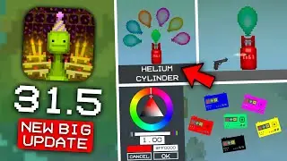 NEW UPDATE 31.5 RELEASED! NEW MECHANISMS! BALLOONS in Melon Playground