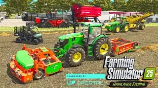 Я пытался управлять луковой фермой стоимостью в миллион долларов! | Farming Simulator 25